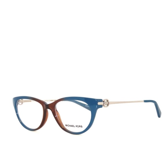 Michael Kors Courmayeur 8003 3007 51 Brown Blue Eyeglasses MK8003 - Picture 1 of 5